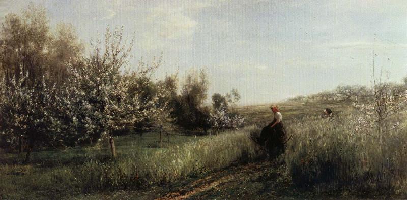 Charles Francois Daubigny Spring oil painting image